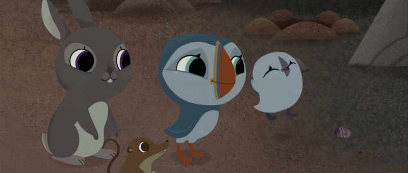 Wheee! -We live here on Puffin Rock