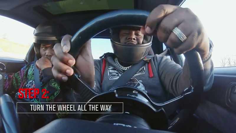 Wheel turned up like your mother******** music