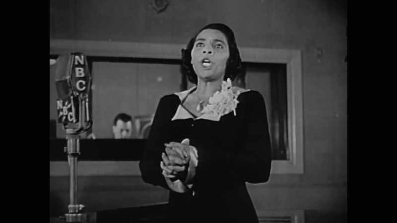 When African American opera-singer Marian Anderson