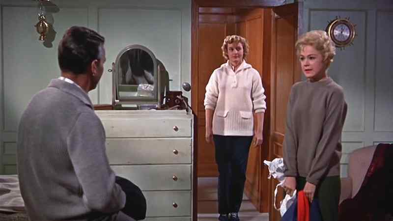 When we arrive at the inn I want her to look completely modest