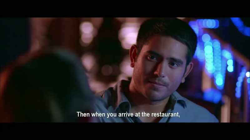 When you arrive at the restaurant