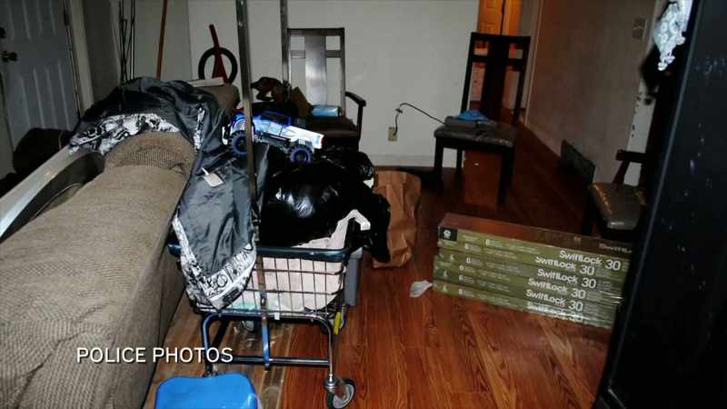 When we arrived at Daniel Ferry’s house, the carpet was gone