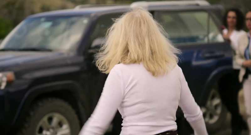 When she arrived, I was pouting