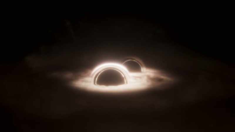 When another black hole passed close to Sagittarius A *