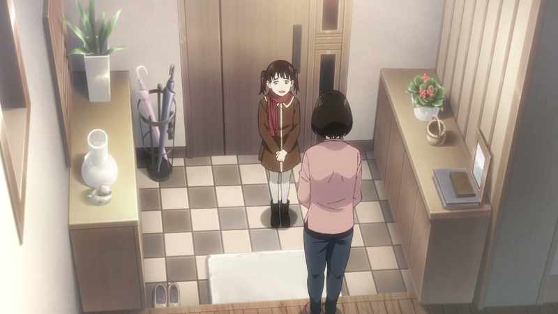 When she came to say goodbye, my mom said