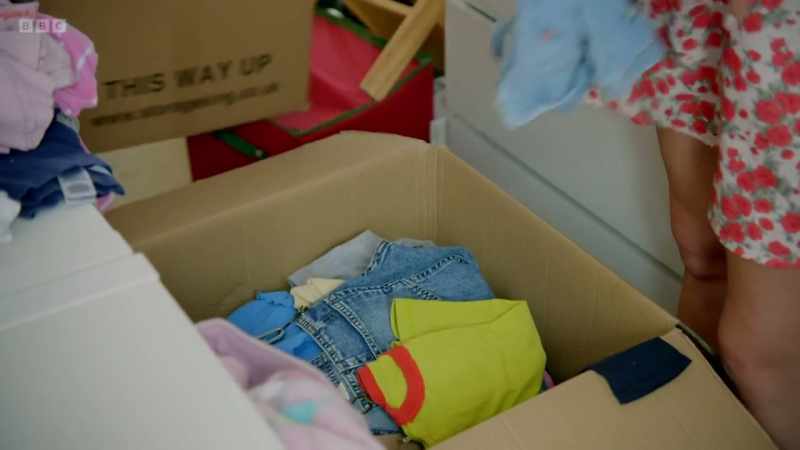 When Cece moved in, did her stuff kind of take over?