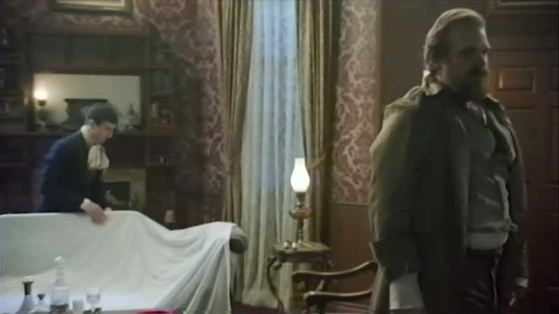 When she comes back from the powder room