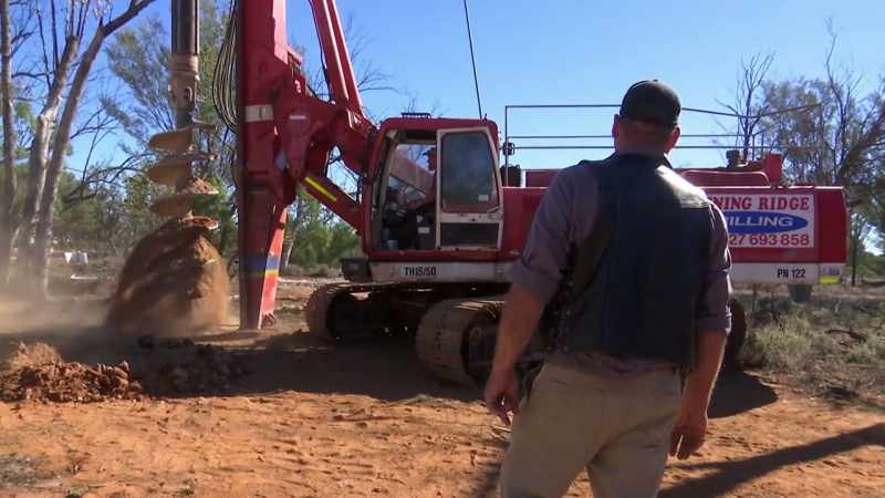 When it comes to mining opal, these boys do it big