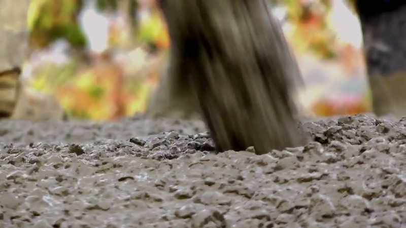 When completed, the foundations were 18 feet deep
