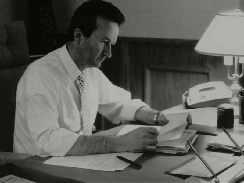 When Dave became attorney general, my father and I were writing