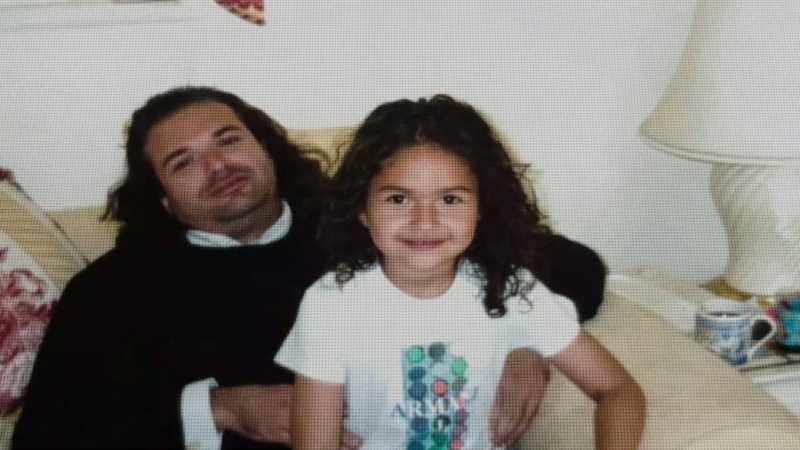 When he died, it started coming out, so he had a daughter in England