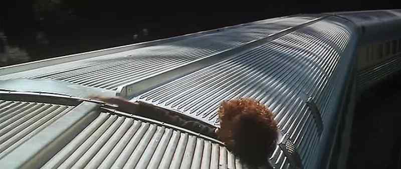 When you get on the roof, lie flat!