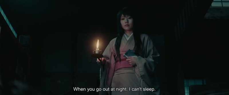 When you go out at night, I can't sleep