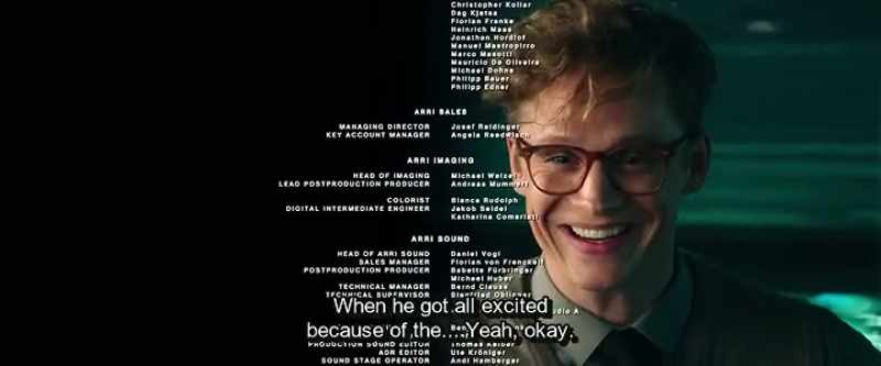 When he got all excited because of the... Yeah, okay