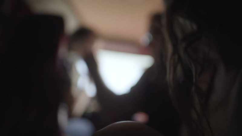 When they got into the van