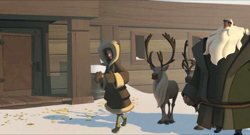 When she got on the sled, I thought, 