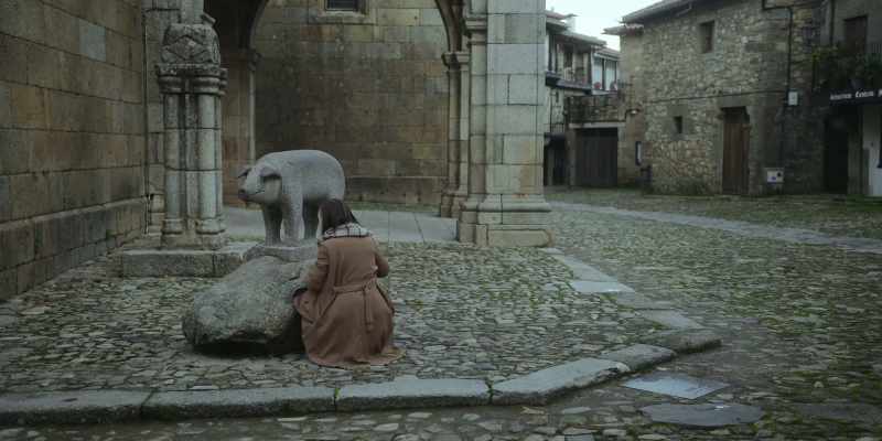 When he was walking, the bell would sound