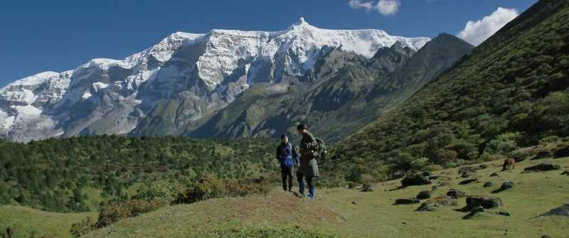 When I was a child, all these mountains