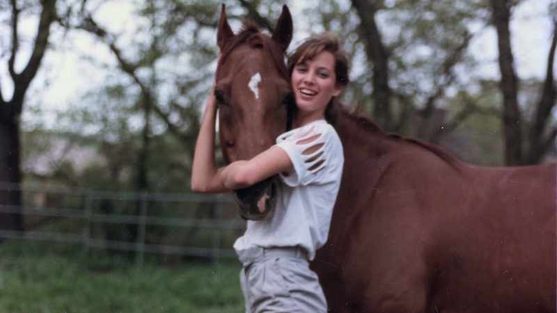 When I was about 14, I was at the stable after school