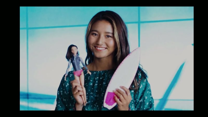 When I was chosen to be a model for a Barbie doll
