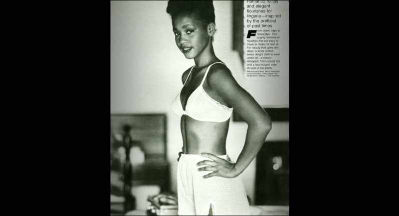 When I first started working with her, she was modeling