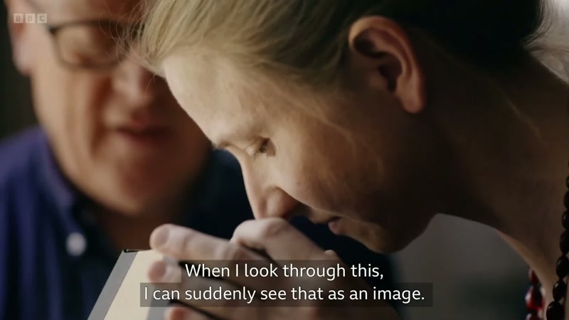 When I look through this, I can suddenly see that as an image