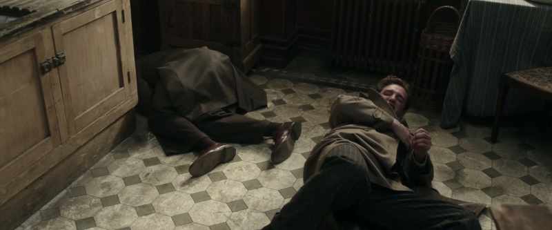 When I opened my eyes, I saw him lying there