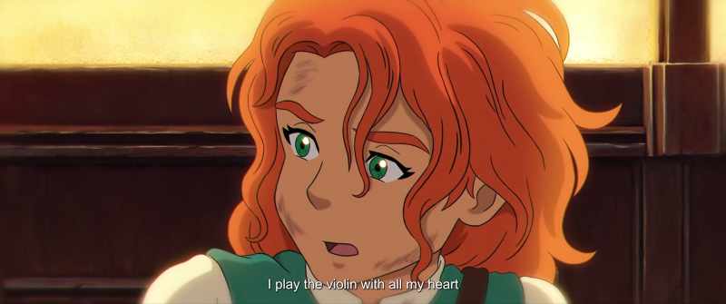 When I play the violin I do it with all my heart
