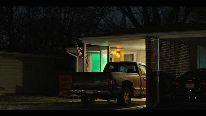 When I pulled up to the house, the front door was open