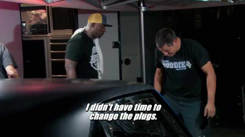 When I rev it, I can hear it... [imitates raggedy engine]