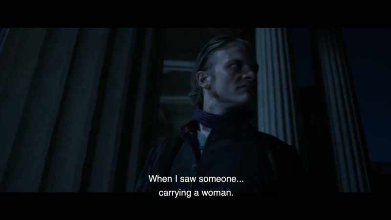 When I saw someone... carrying a woman