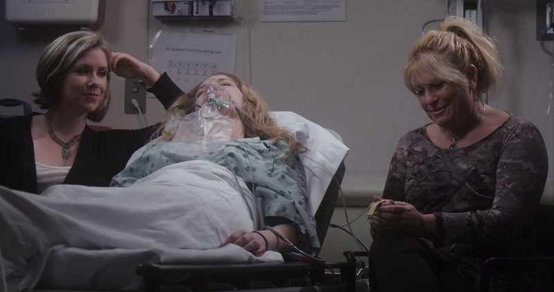 When Kayla went into the hospital the first time