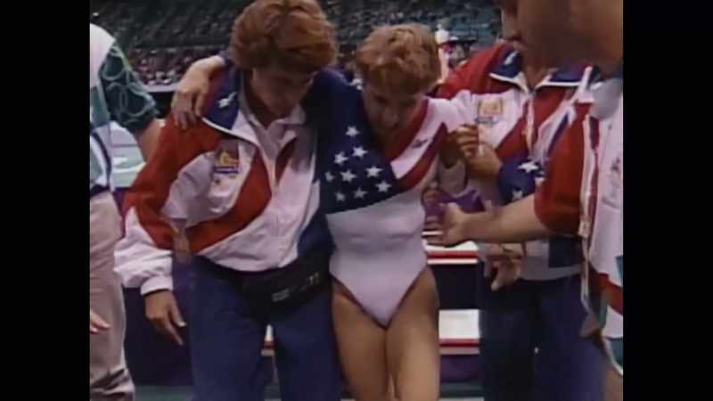 When Kerri Strug broke her foot