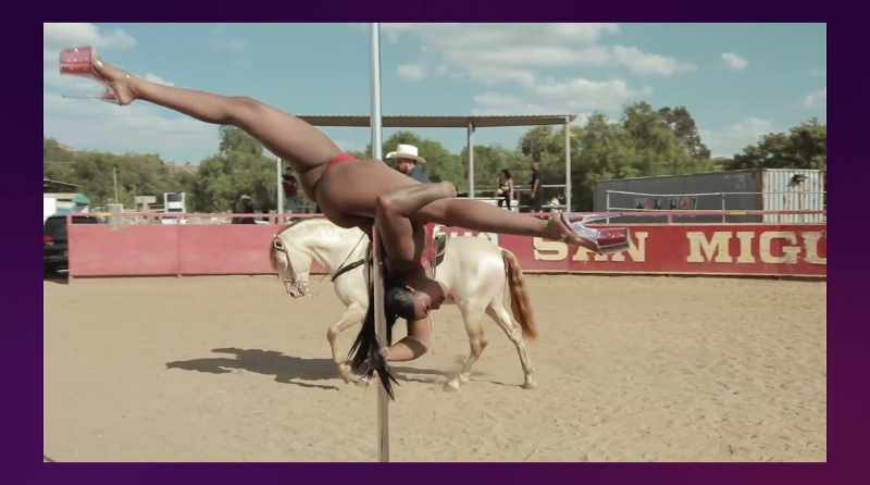 When you listen to a song and you get on the pole