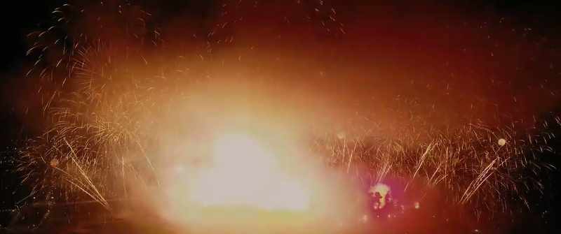 When you look at the New Year's Eve fireworks