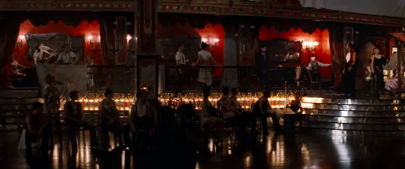 We have a dancein the brothels of Buenos AiresIt tells the storyof a prostitutePEOPLE OOHING AND LAUGHINGand a manwho falls in lovewith herFirstthere is desireThen passionThen suspicionJealousy Anger