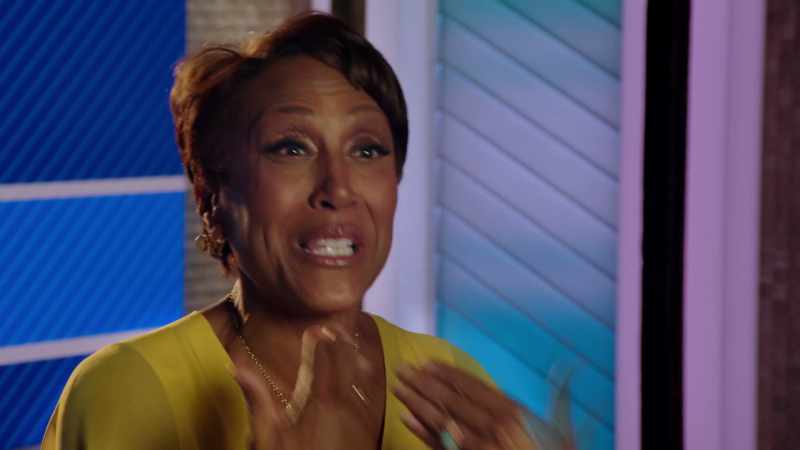 When he made the statement, I had lipstick on my teeth