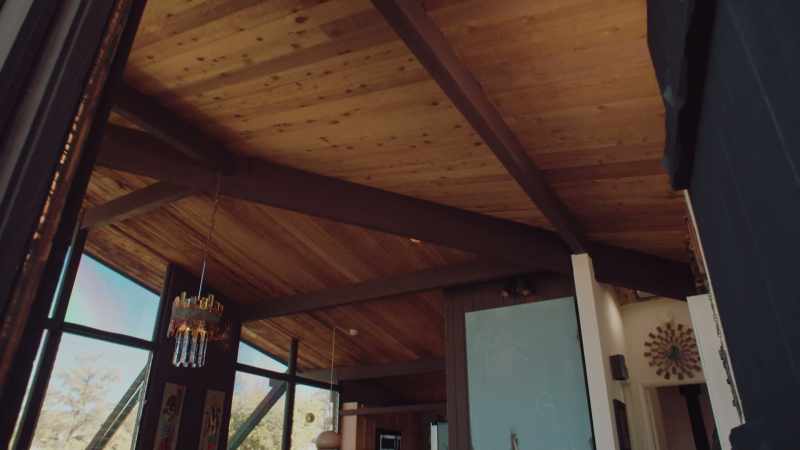 When you open the door, the ceilings are soaring inside