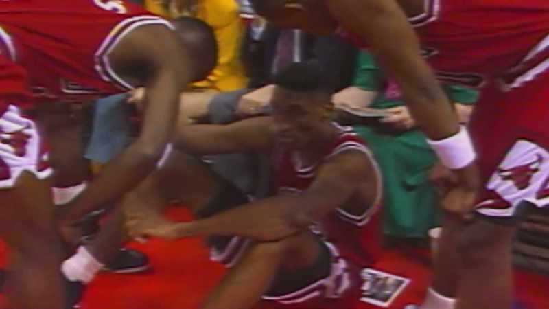 When Pippen didn't respond to that abuse