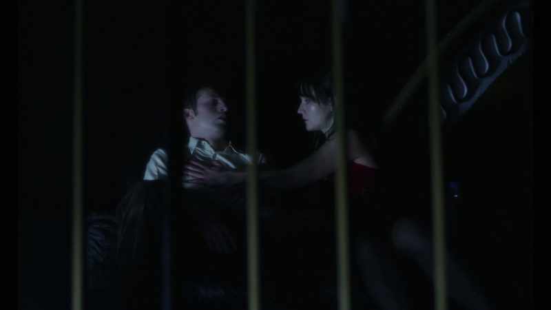 When she placed her hand over his heart