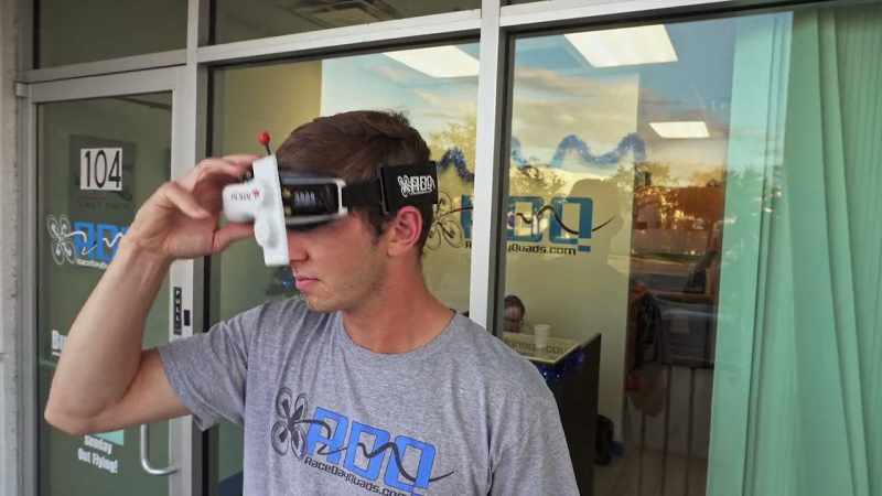 When you put on the goggles, you are completely immersed