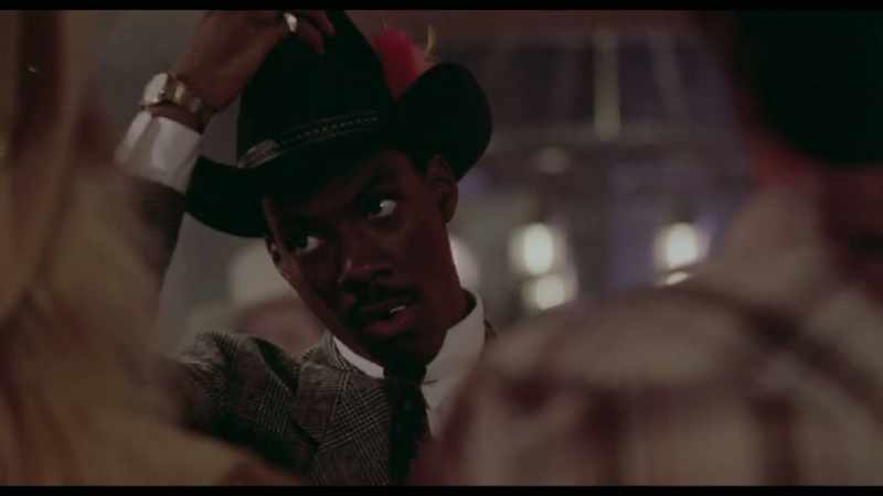 When he put on the hat and said