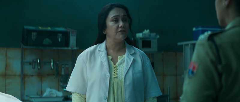 When she regained consciousness, she probably had no strength left