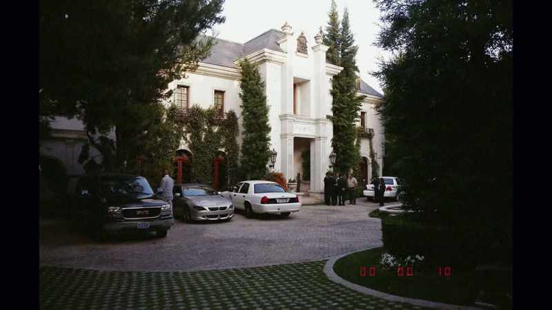 When we reviewed the CCTV at the mansion