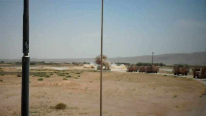 When route clearance came through the area down highway one looking for those IEDs