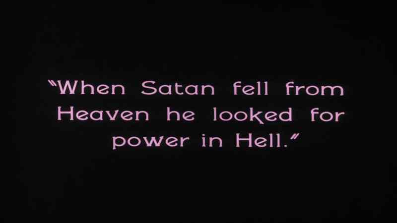 When Satan fell from Heaven he looked for power in Hell