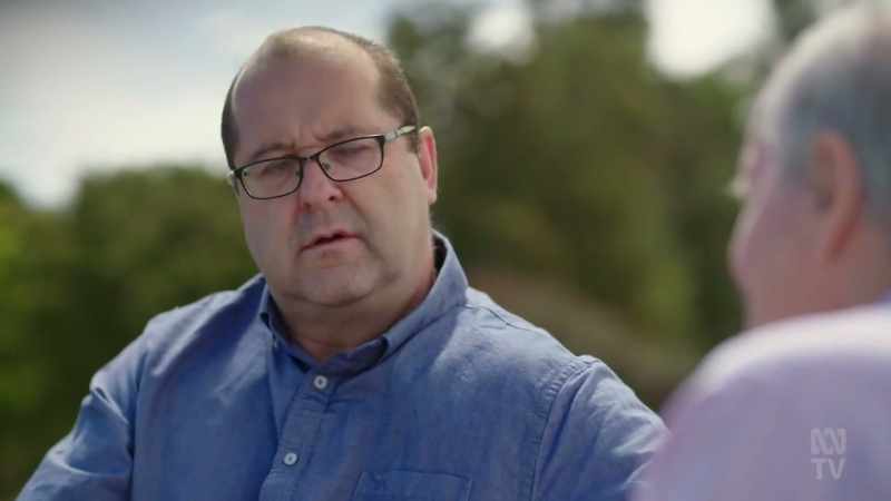 When he scored it with the, uh, lawnmower