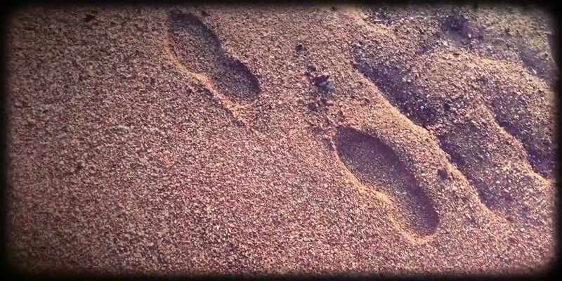 When you see only one set of footprints