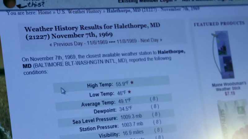 When Sister Cathy first disappeared, 55 degrees