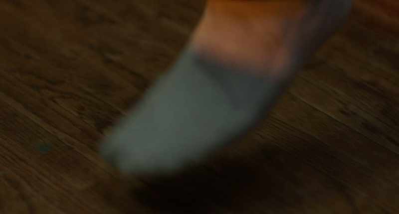 When you swing, your front foot